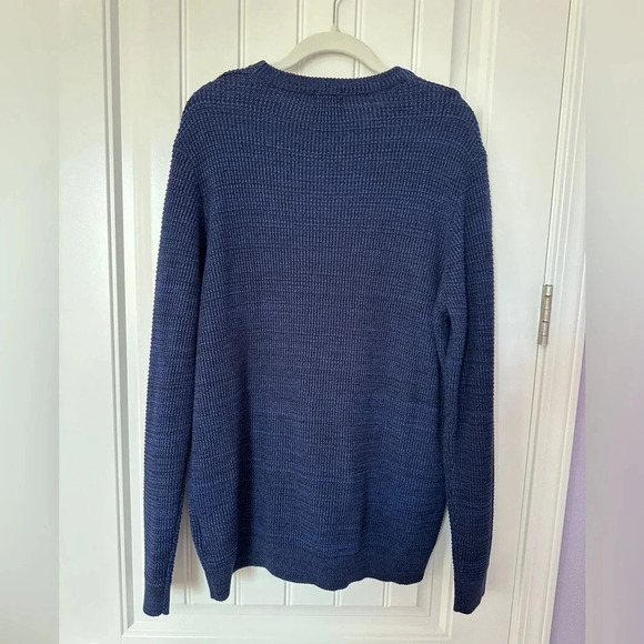 H&M |Men’s Navy Blue Crew Neck Sweater| Size L - Picture 3 of 4